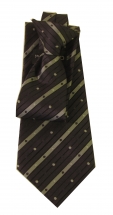 cravate jacquard clip